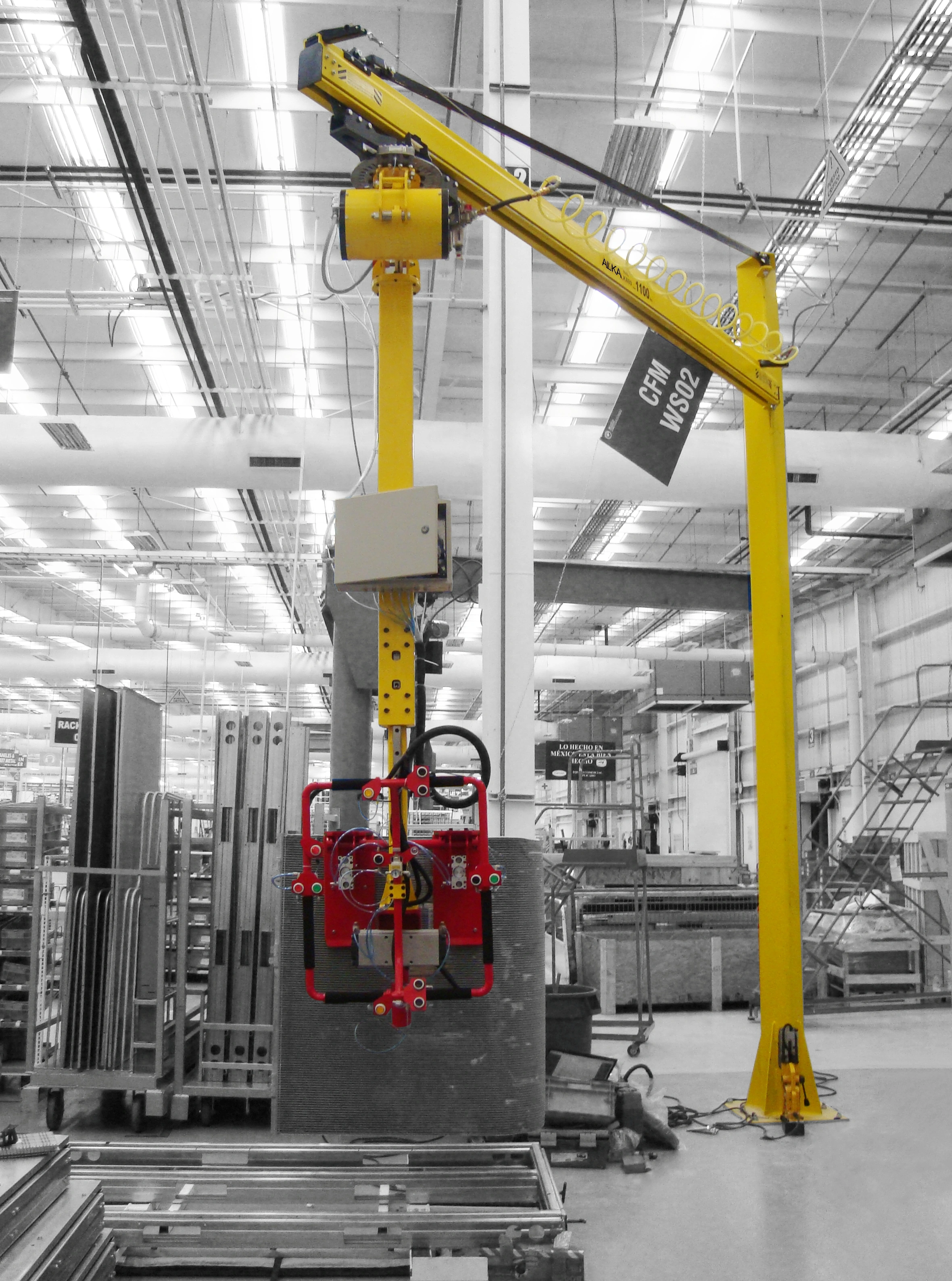 grua bandera marca ALKA